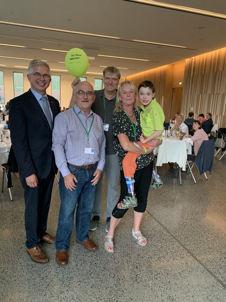 I spent a weekend at the 7th European Tay-Sachs and Sandhoff Family Conference in Würzburg, Germany. I learned so much from the families - We are with you in the fight! #axovant gene therapy. Andrew Ullman from the German Parliament was there - an old friend - lending support!