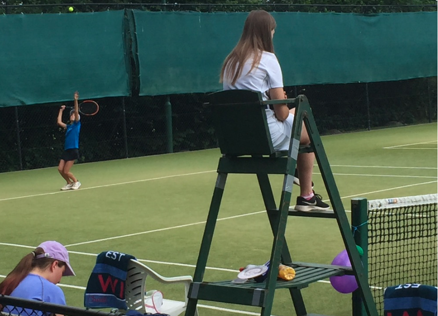 Great day of fun, sociable girls tennis yesterday with all courts packed for our <a href="/Wimbledon/">Wimbledon</a> themed girls singles &amp; doubles tournament organised by Mark Taber <a href="/SheRallies/">She Rallies</a> <a href="/JudyMurray/">judy murray</a> @AvonLTA