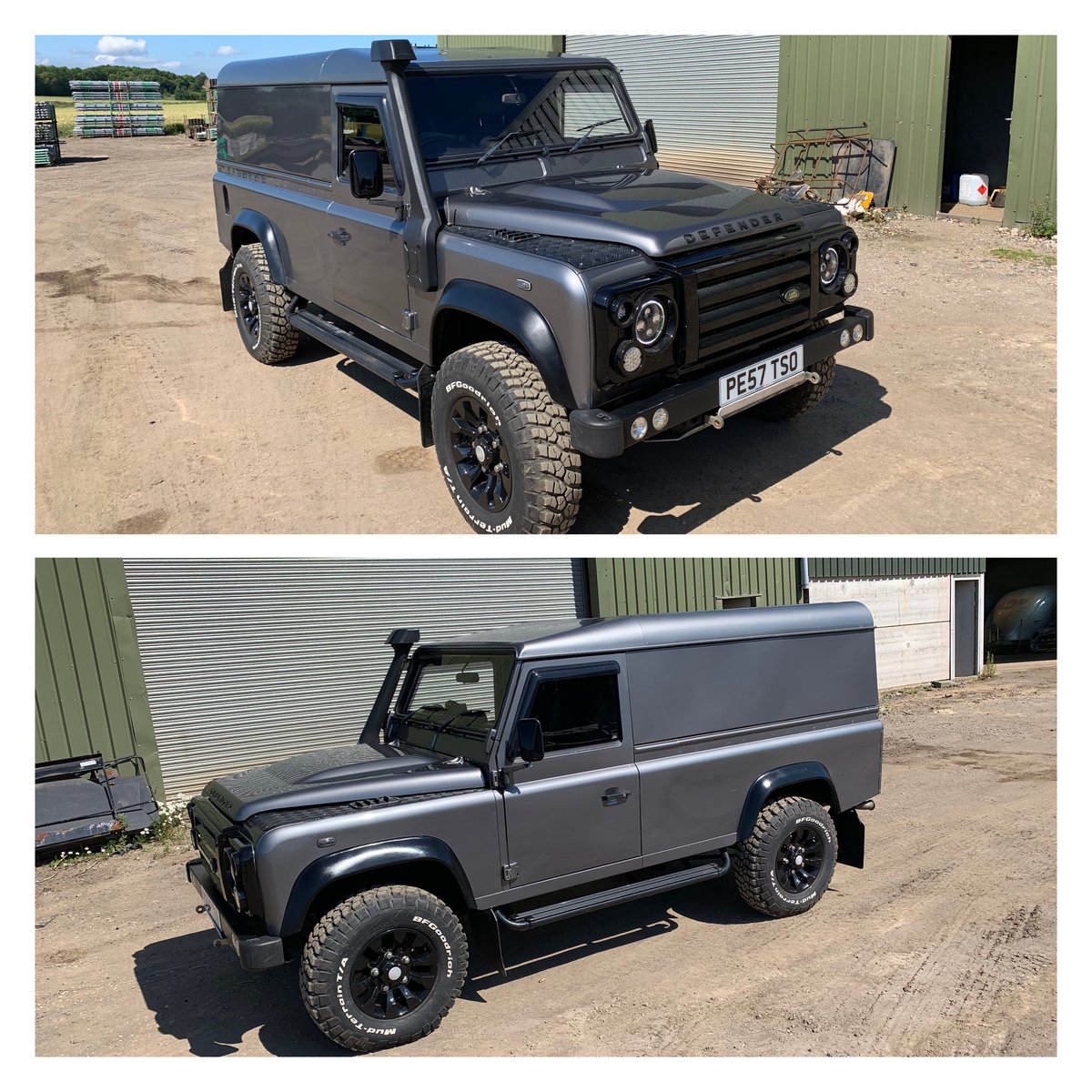 2007 Land Rover 110 Defender, raised suspension, alloys, new discs and pads fitted , snorkel, LED lights all round , sump guard , insulated and sound proofing fitted , £13500