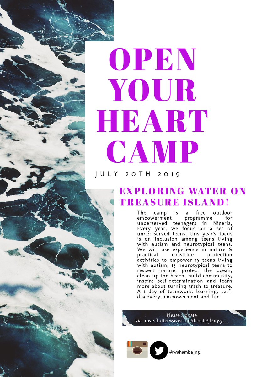wahamba_ng's tweet photo. OPEN YOUR HEART 2019!!!!!!!! 4 DAYS TO GOOOOOOOOOππ
We are excited can you tellππ Please feel free to make a last minute donation, link in bio We are going to explore treasure Island.
#AutismAwareness
#Downsyndrome
#OYHC2019 https://t.co/BPF4BAQhV8