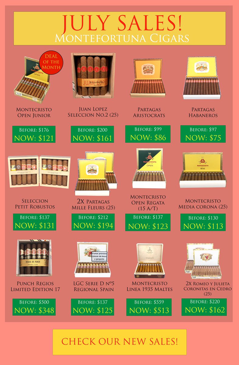 New July Sales!💥 Already Live through the Link!

montefortunacigars.com/shop/sale-prod…