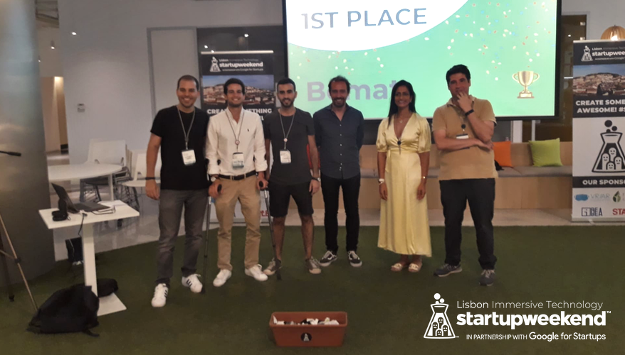romana_ibrahim's tweet photo. Este fim de semana, a nossa CEO Romana Ibrahim juntamente com o Pedro Rebordão, Diretor de Marketing e Inovação do Lispolis e o Sandro do Founder foi júri no Startup Weekend Lisbon Immersive Technology
#SWLIT #immersive #tech #GiveFirst #GiveBack #StartupWeekend #TechStars https://t.co/oa0HeYrH91