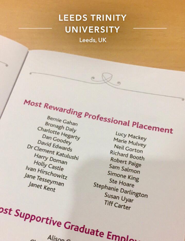 SL_SouthYorks's tweet photo. On Friday evening our @Street_League #Leeds team attended the @LeedsTrinity Employability Awards &amp; were nominated for most supportive employer. We only went &amp; won it, beating 21 other people &amp; organisations. Thank you @LTUPlacements @Thefatheredego #wearestreetleague 🏆🥇 https://t.co/c89mhW7JUX