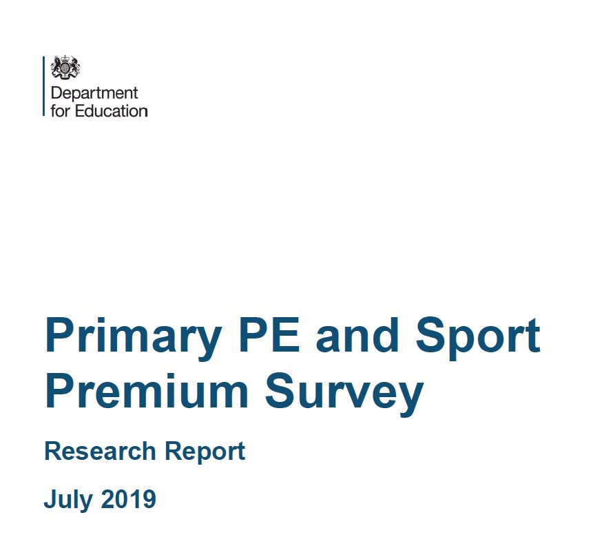 Primary PE and Sport Premium Survey by the DfE unveiled...

Research into teachers' views on the use of the Primary PE and Sport Premium, and its impact in primary schools… assets.publishing.service.gov.uk/government/upl…