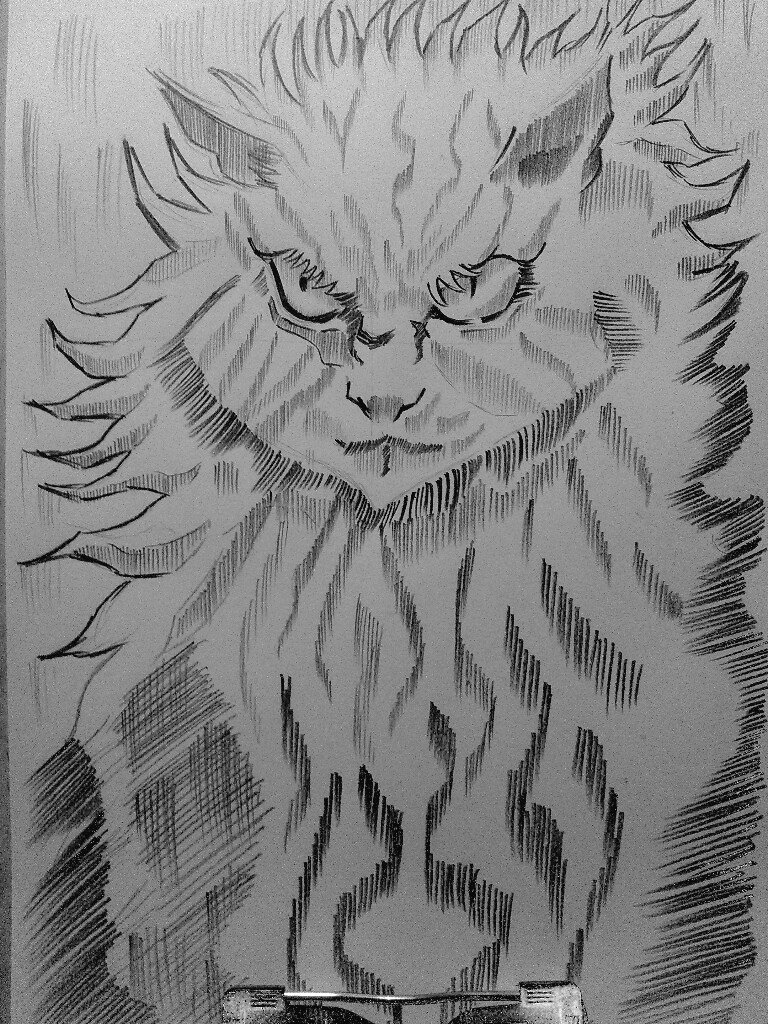 tasukete85's tweet photo. #pompousalbert
#猫
お題箱より
猫描いてみました
モデルはポンパスアルバートさん
実物はもっと怖い https://t.co/9ahpJeHKKF