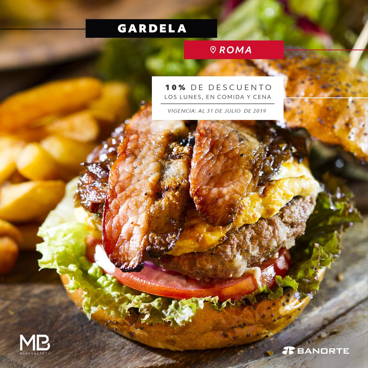 MarcoBeteta's tweet photo. Disfruta de la carne de @GardelaMx; o de los platillos mexicanos de @_mercaderes_; además del ambiente de @Jeronimo_mx y su comida para compartir con estos descuentos. Aplicable solo al pagar el total de la cuenta con tarjetas de crédito y débito @Banorte_mx. #PromocionesBanorte https://t.co/ge0ABqSatD