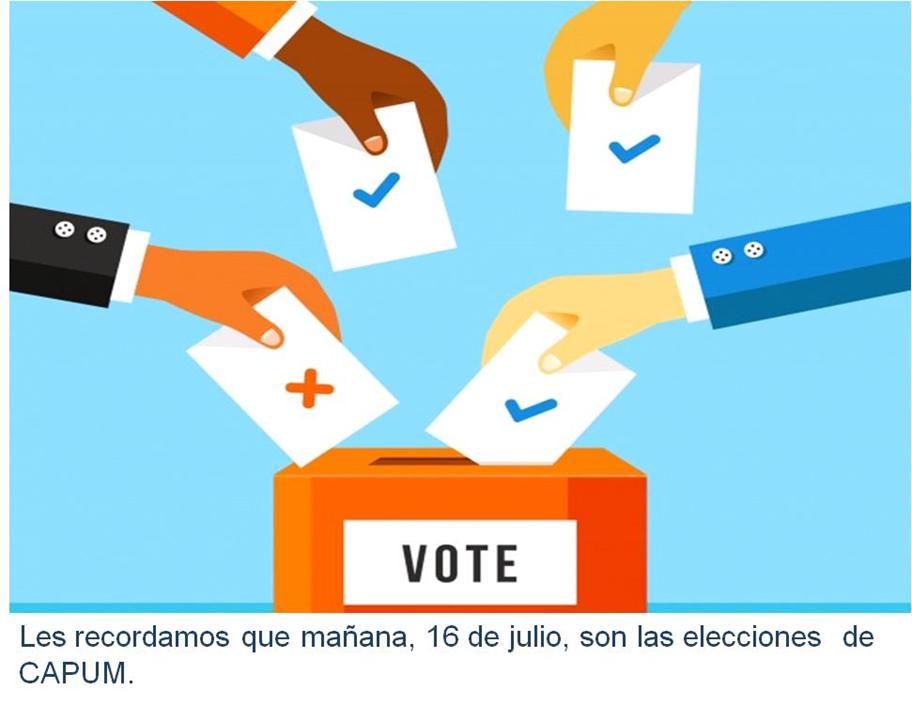 Unimet's tweet photo. #ATENCIÓN #Administrativo #Docente #MAÑANA se realizarán las elecciones de #CAPUM. ¡No dejes de participar! https://t.co/exL1EbHmB3