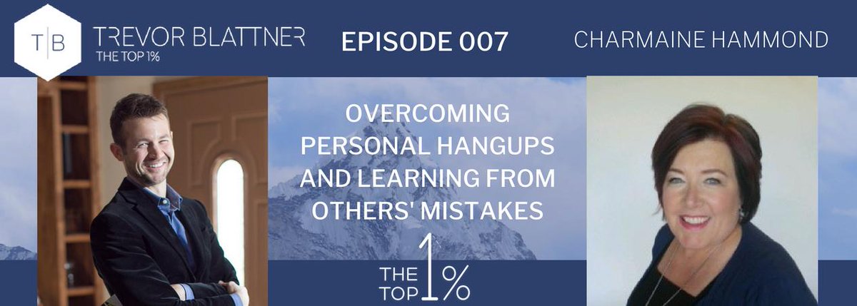 Making mistakes is inevitable in #business and #life, but learning from them is key. Discover how to do that in this episode of the Top 1% Podcast:  zurl.co/p4vP  #work #success  #Charmaine Hammond
