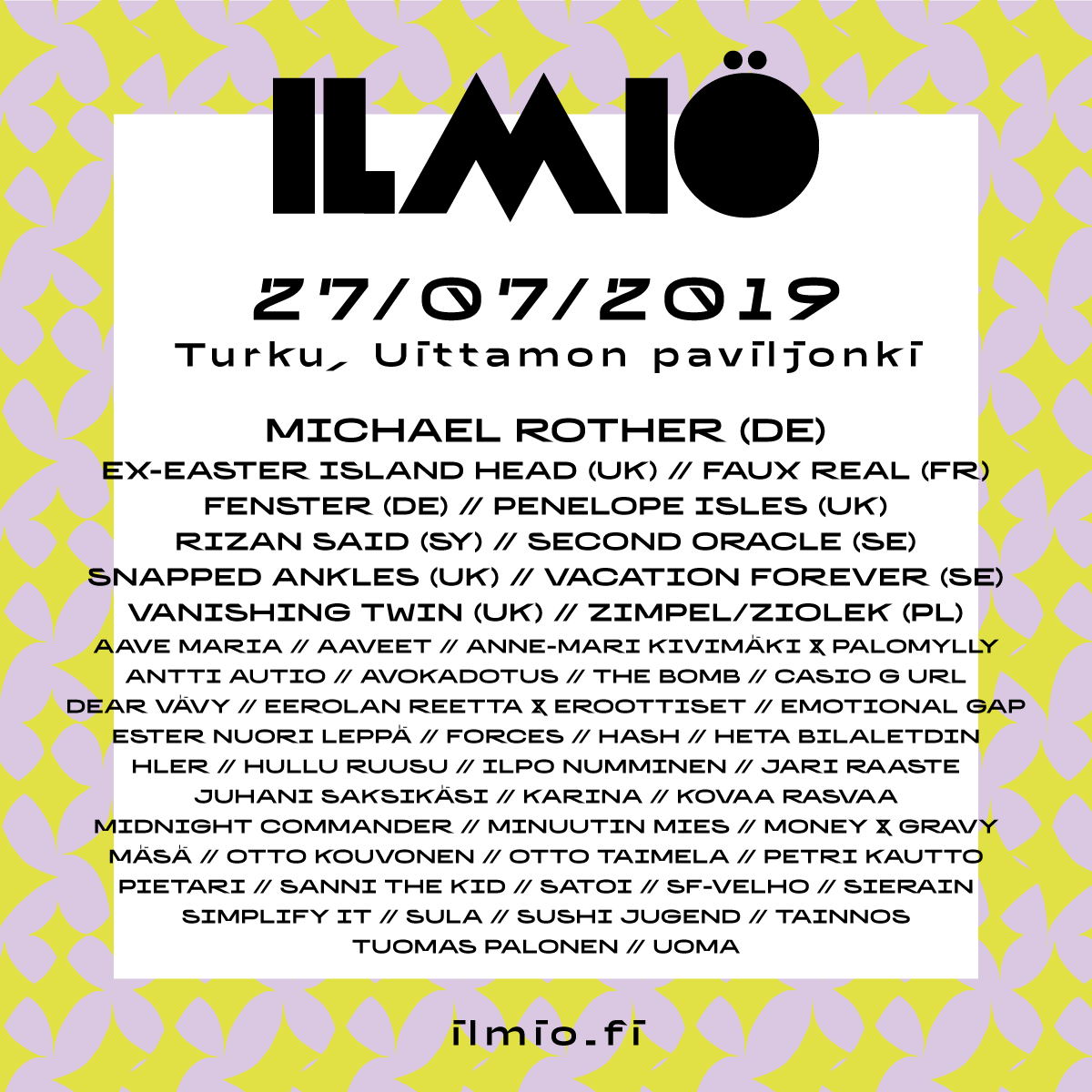 ExEIH's tweet photo. We're making our first trip to Finland later this month to play @ILMIOFESTIVAALI alongside the likes of @snappedankles, Michael Rother, @vanishing_twin and @WaclawZimpel 
https://t.co/YL6H9Uux3J https://t.co/MpX6Fo4l79