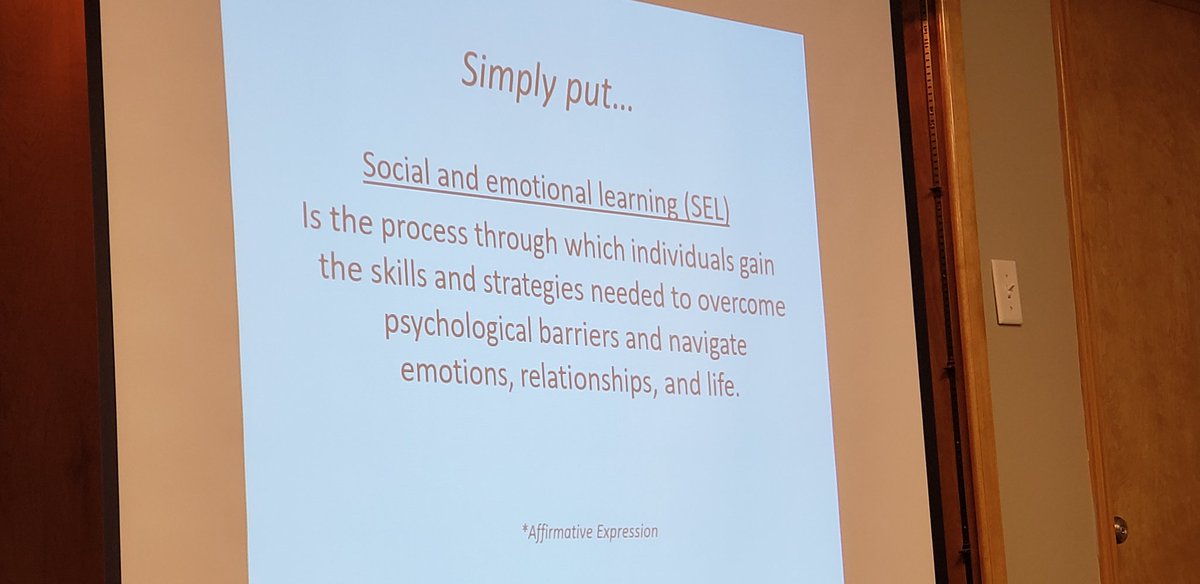 JarushaG's tweet photo. IQ tools in the classroom are easy to obtain (pens, paper, calculator, crayons, etc). What does a student's EQ need to be successful?  @AWomansStandard @maen4kids #2019maenconf #CASjackets #CenterSD https://t.co/ncMMJXFRP2