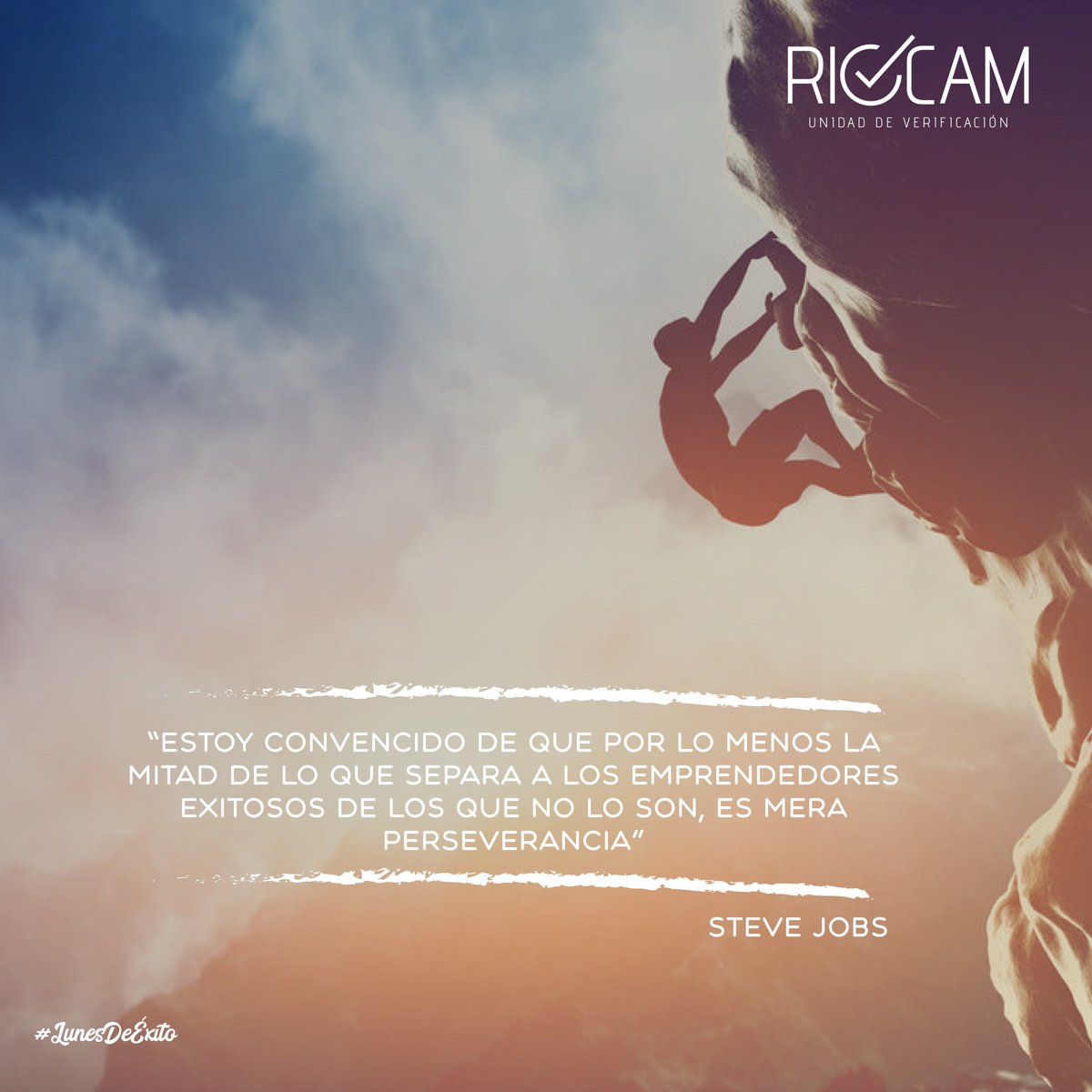 Riocam4's tweet photo. La perseverancia es una virtud, para alcanzar nuestras metas trabajamos muy fuerte, solamente así podemos brindarle el mejor servicio a nuestros clientes #LunesDeÉxito https://t.co/ufvK1oQ3He
