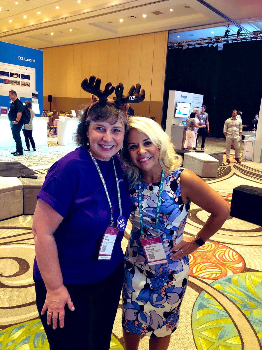 stephlm_pstcc's tweet photo. So happy to see my @D2L friends! Great intro by @JohnBakerD2L! Motivated and ready for the rest of the sessions! #d2lfusion #mooseears #elearn https://t.co/XdEglOpBq3