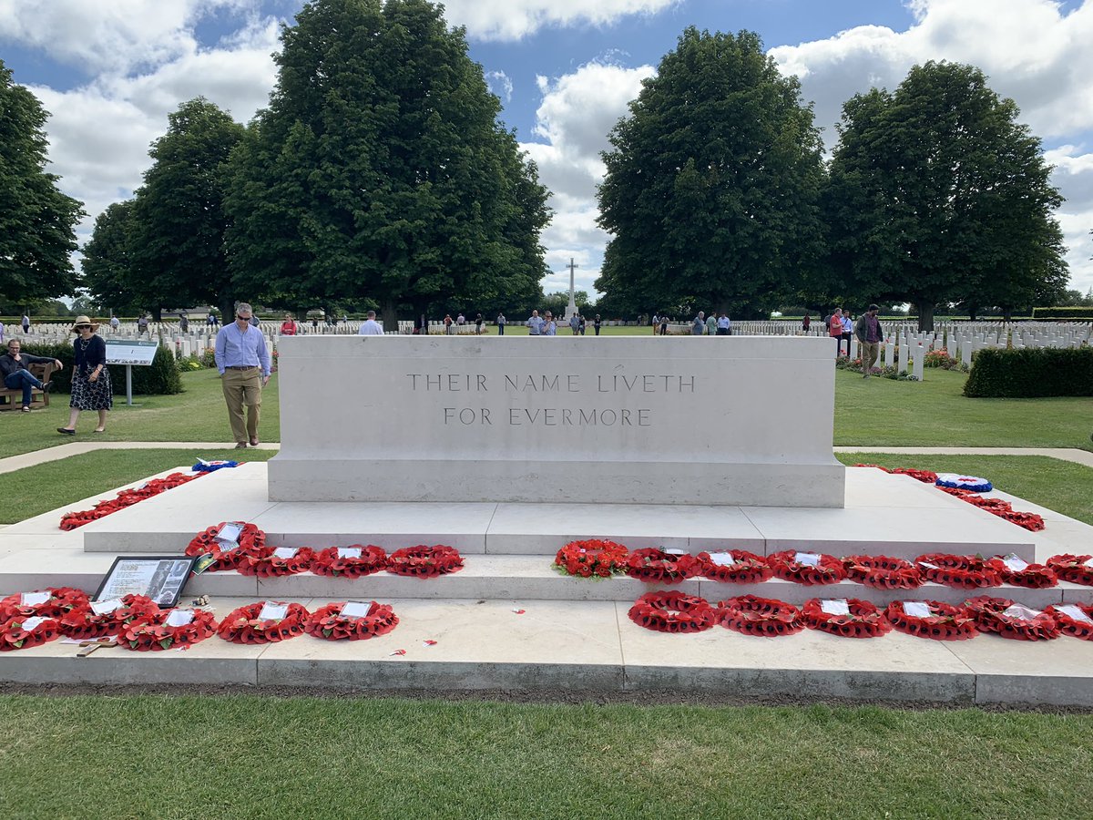 They shall grow not old, as we that are left grow old: Age shall not weary them, nor the years condemn. At the going down of the sun and in the morning. We will remember them..... #acsc22 @UKACSC @CWGC (Bayeux War Graves) @PoppyLegion @RNRMC @SSAFA @RAFAssociation @RAFBF #DDay75