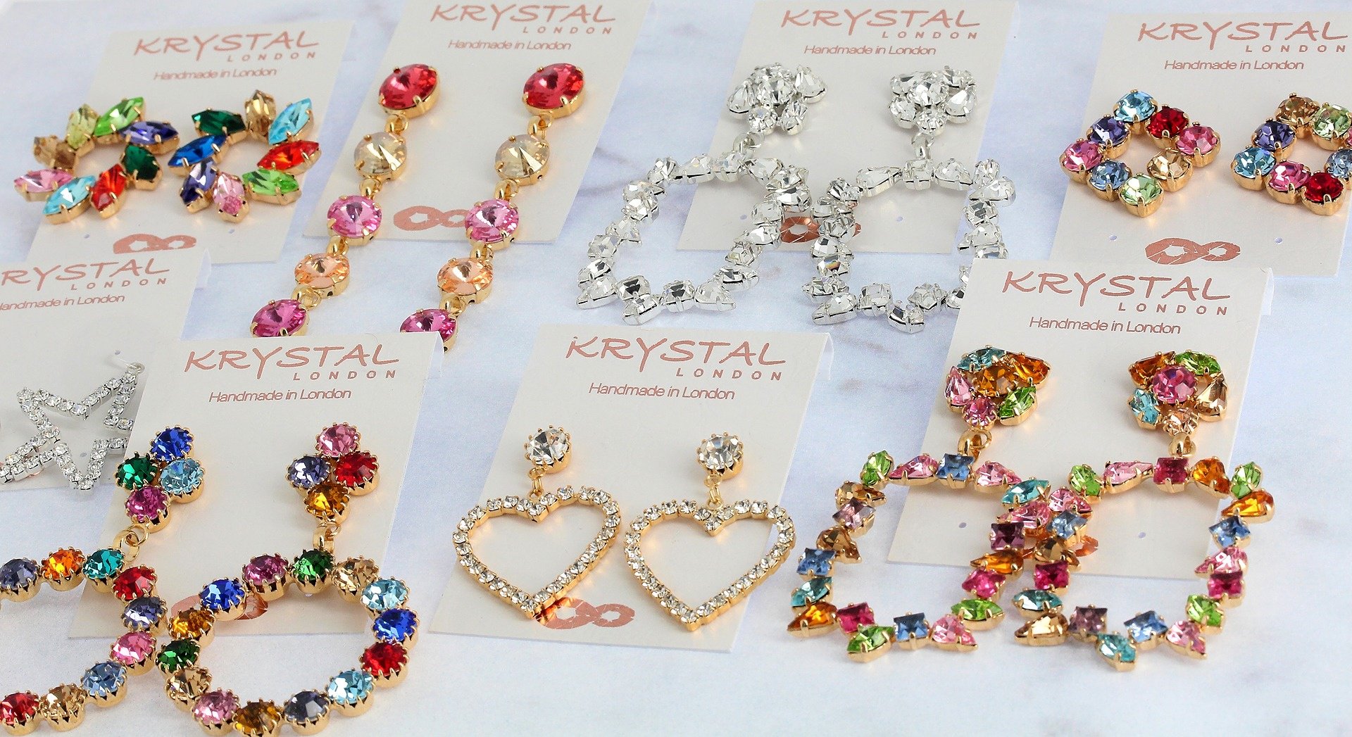 Krystal london 2024 swarovski earrings