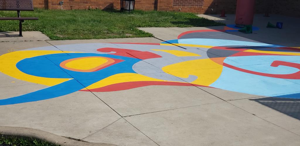 The Gage playground painting is still in progress, but that doesn't stop the kids from interacting with the art! #bethechange <a href="/RPS535/">Rochester Public Schools</a> <a href="/KollingAnderson/">KariKollingAnderson</a> <a href="/GageElementary/">Gage Gators</a> <a href="/CommSchoolsRoch/">CommSchoolsRoch</a>
