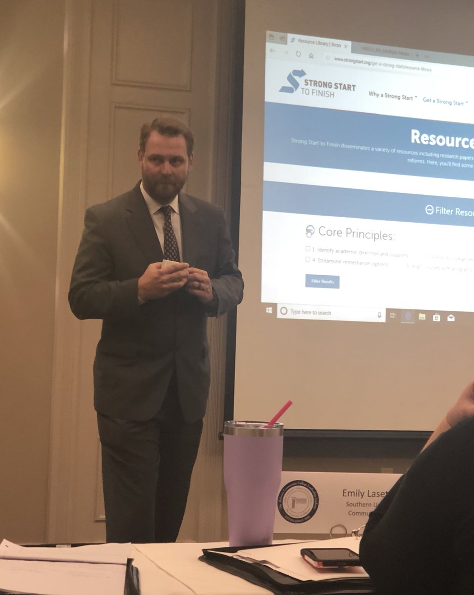 Honored to host <a href="/Dr_Mullin/">Christopher M. Mullin</a> <a href="/UofAlabama/">The University of Alabama</a> Community College Leadership Academy (ACCLA). Learning about the significant research and policy work by <a href="/_Strong_Start/">Strong Start to Finish</a>. <a href="/UA_Educator/">UA Educator</a> @BamaHigherEd <a href="/UAELPTS/">UA ELPTS</a>