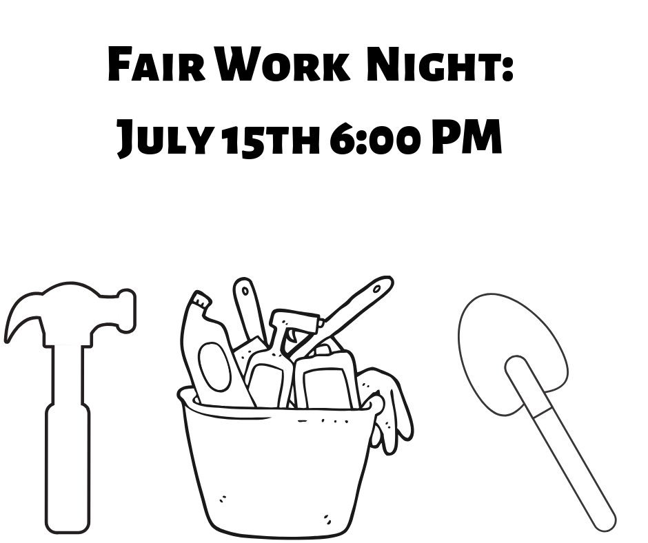 WarrenCoFairIA's tweet photo. It takes a whole village to make a fair happen &amp; to prepare the grounds for all the projects and visitors coming next week! Join us tonight at 6 PM to help clean and get the fairgrounds in prime condition for next week! Water will be plentiful and lots of pizza for volunteers! https://t.co/Xu1WgOmzqd