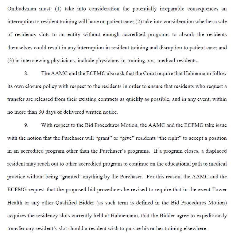 AtulGroverMD's tweet photo. @jrovner @ncannellf @repopter @SarahGantz we filed this today...incl the request an Ombudsman be appointed to represent the interests of affected residents in #GME programs https://t.co/plLKkBdKPL