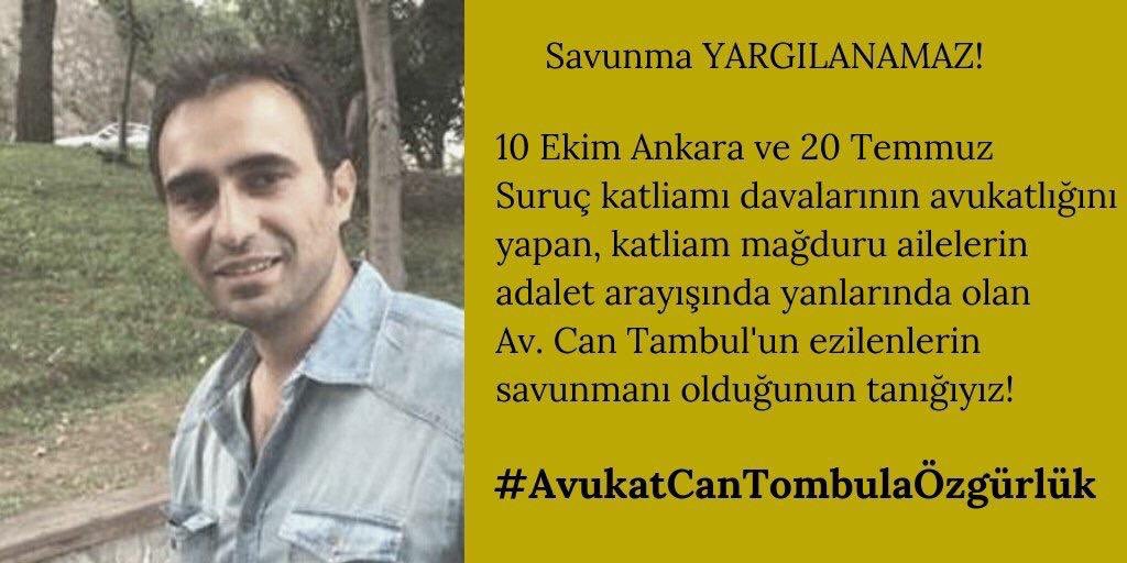 #AvukatCanTombulaÖzgürlük