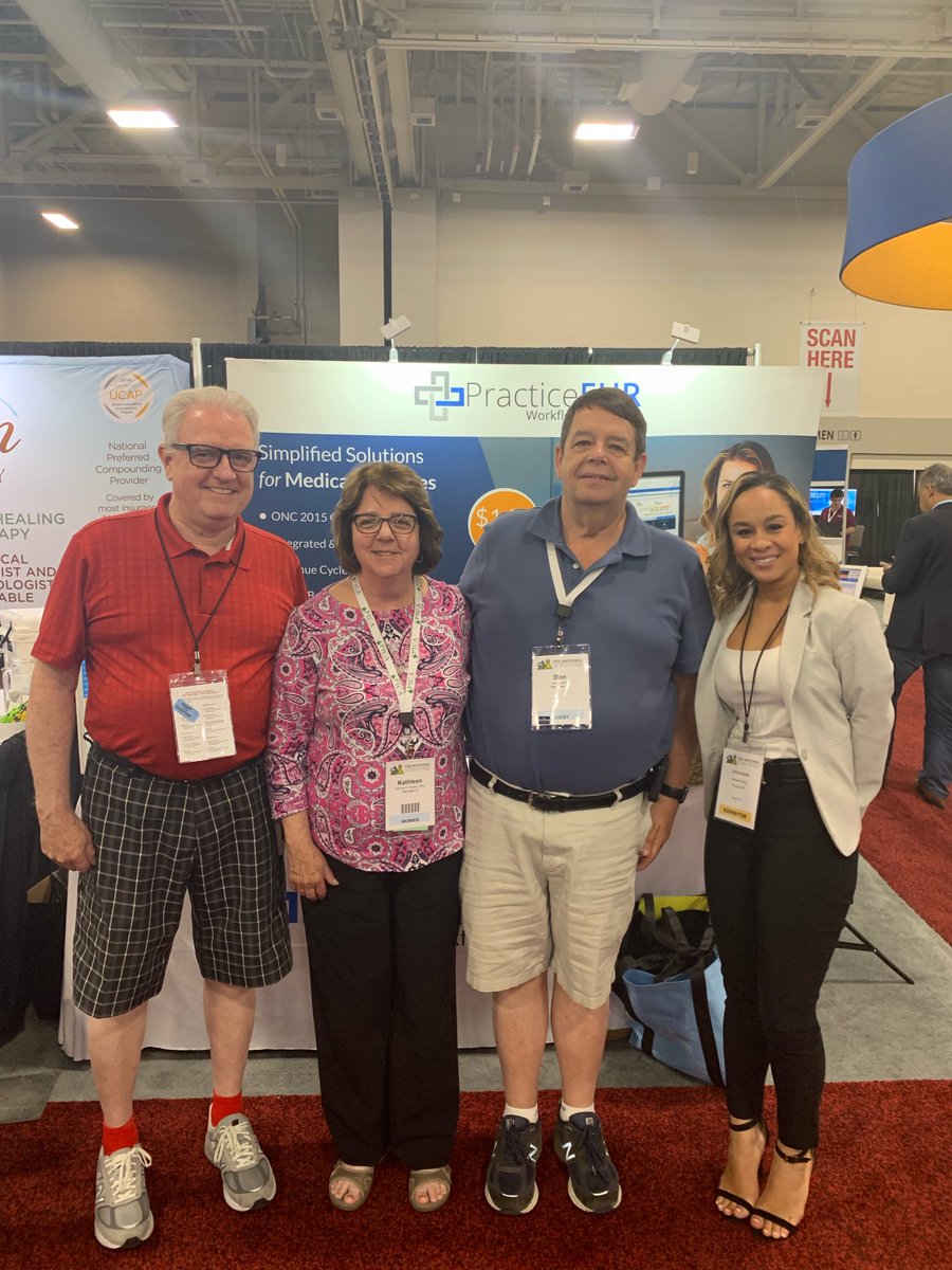 PracticeEHR's tweet photo. What a week! #APMA19 flew by and we're already looking forward to next year's conference in Boston.
Special thanks to @APMA for bringing together the #Podiatric community for education, conversation and fun. #Podiatry #PracticeEHR https://t.co/dSfG0atuSh