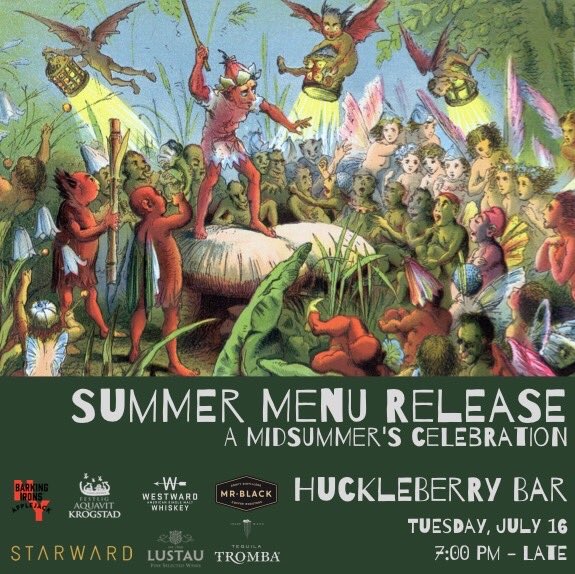 HuckleberryBar's tweet photo. Join @HuckleberryBar for our Summer Menu Release Party TOMORROW!!🌞🍹

@StarwardWhisky
@MrBlackSpirits
@WestwardWhiskey
@BISpirits 
@TequilaTromba
@Krogstadaquavit
@BodegasLustau
#SummerDrinks #SummerMenu #HuckleberryBar #Brooklyn #Drinks https://t.co/uyc1MnZ1UC