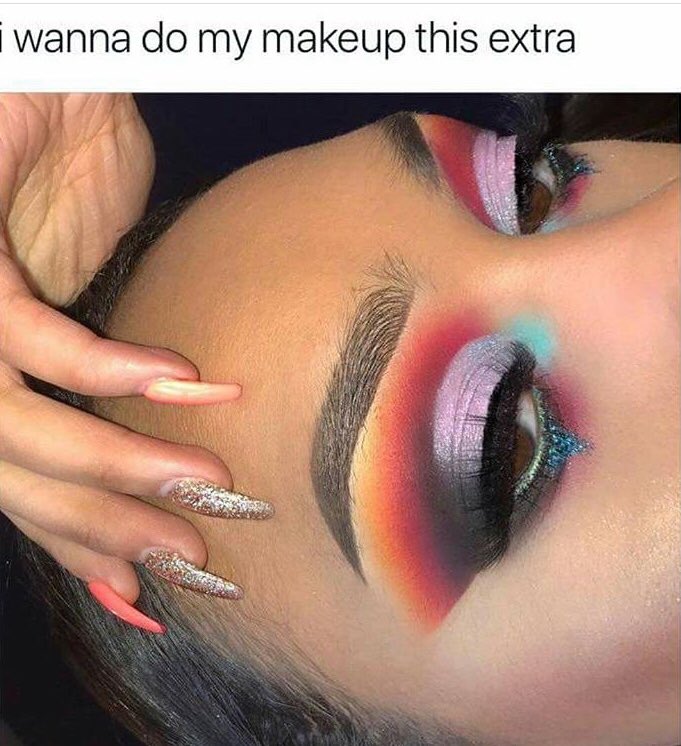 AmandaAsher12's tweet photo. Ok so the look I just done was inspired by the second photo idk who this girl is I can’t find out who, but a couple years ago I would look at this picture of this girl for so long just wishing I could do my makeup like that. And finally I DID IT! NEVER GIVE UP ON WHAT YOU LOVE!! https://t.co/xIz6PmN9Ro