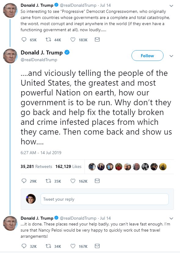 DrewHWhitley's tweet photo. .@NikkiHaley There are no words for why the Republicans are staying silent on this. If this is your way to winning an election, fire your strategist. This is disgusting. Love your country. And if you don’t like what is happening then tell the members of Congress to get to work... https://t.co/3dhuQvcYjP
