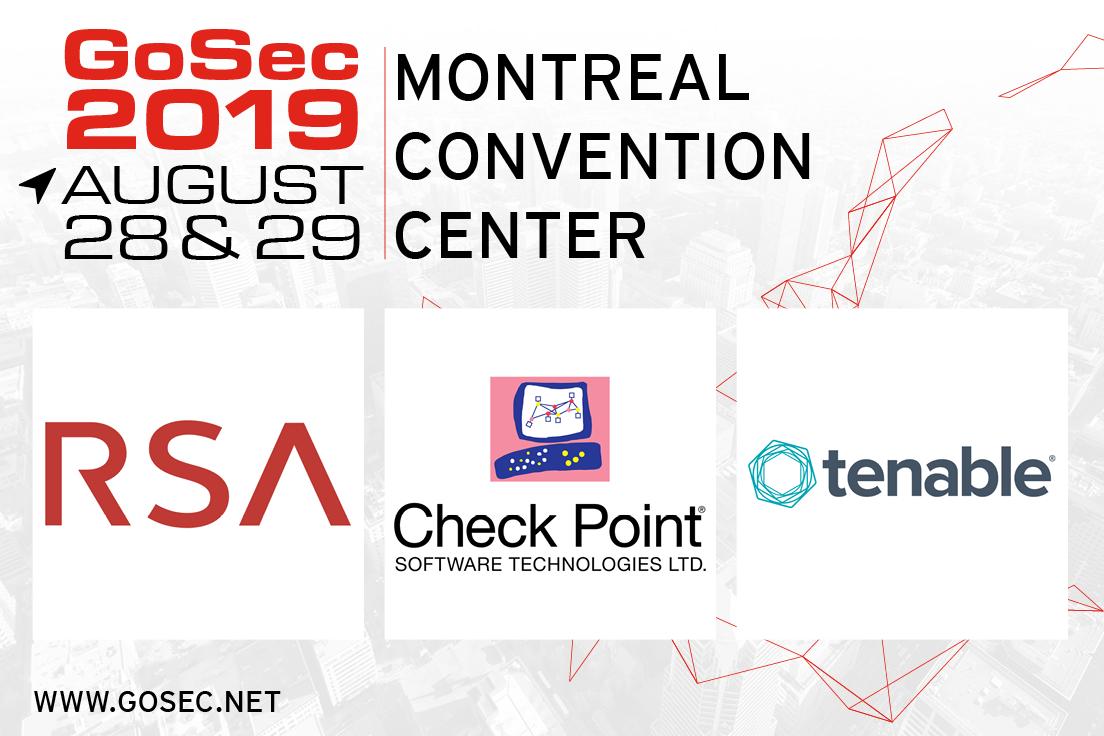 Much gratitude to you for being a sponsor of this year’s GoSec #IAMGOSEC2019 <a href="/RSAsecurity/">RSA</a> <a href="/CheckPointSW/">Check Point Software</a> <a href="/tenable/">Tenable</a>