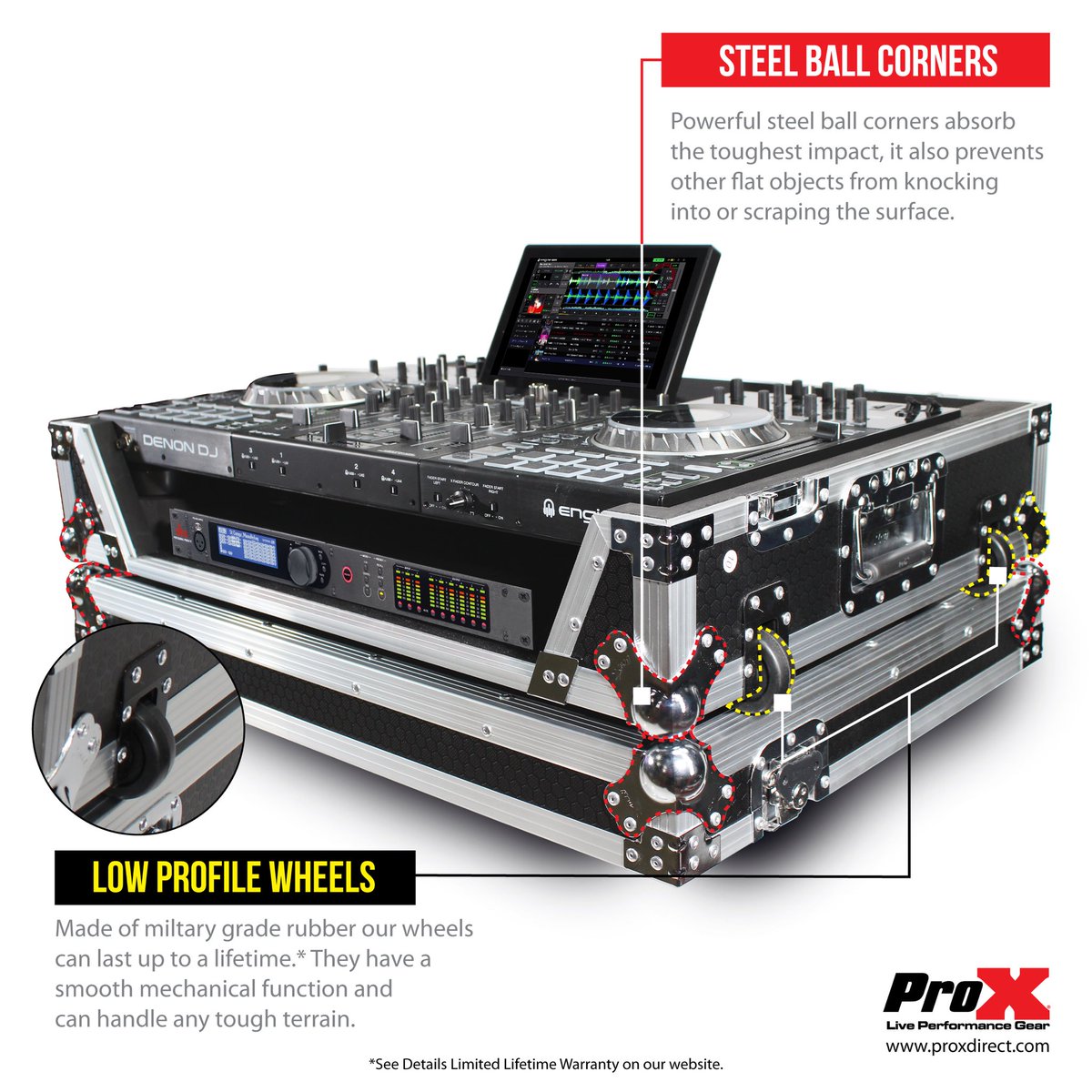 proxdirect's tweet photo. A simple solution with unmatched options for the @denonofficial #Prime4 Stand Alone DJ Controller. This is the only storage solution you will ever need in a case that provides not only supreme protection but as an all in one road ready workstation. #proxcases #dj #djlife #djgear https://t.co/dLD4QbgwAm
