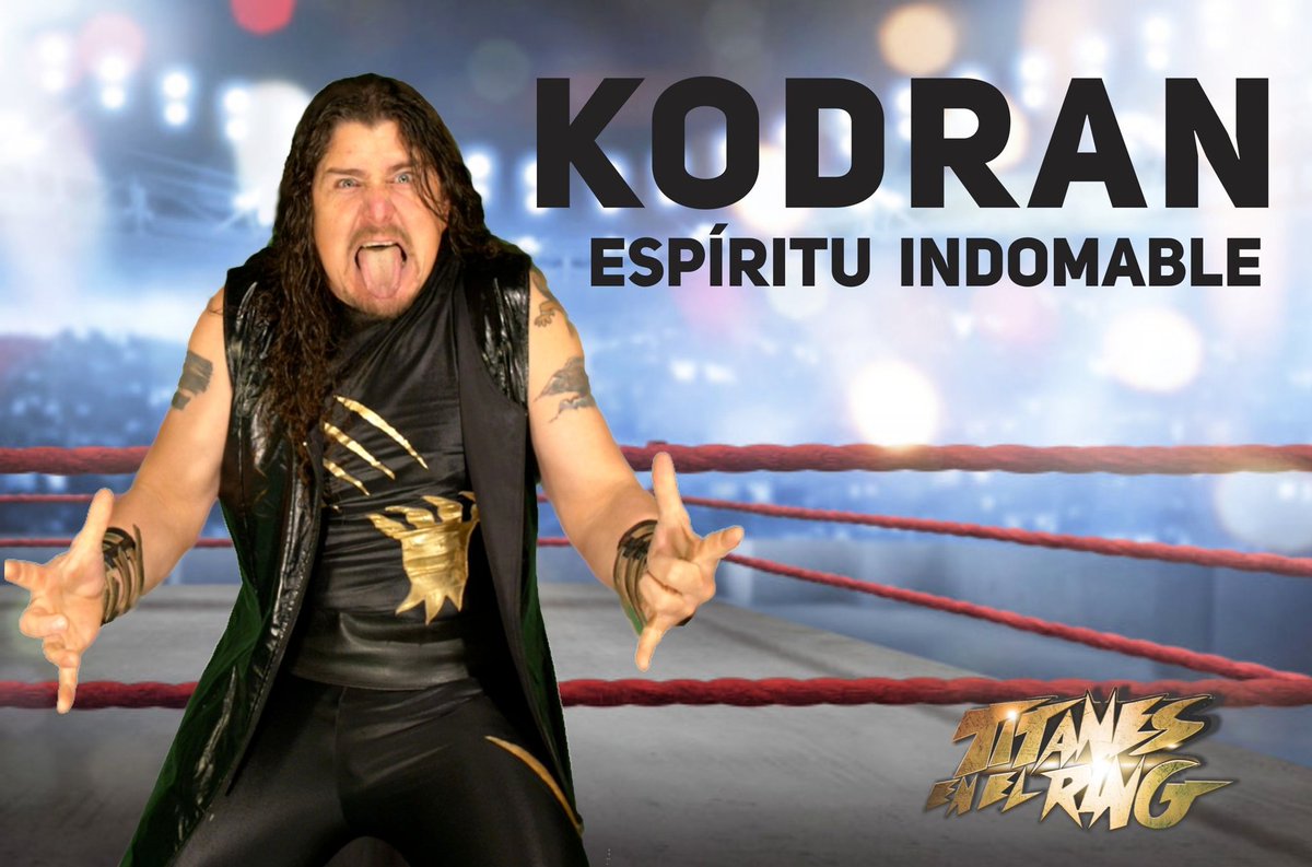 TEERoficial's tweet photo. #KODRAN - Con el espíritu indomable de un León, llega este luchador! Su altura ayuda a dominar el ring la mayoría de las veces. Veremos cómo se desenvuelve en Titanes en el Ring.

#titanesenelring #luchadores #luchas #titanes #argentinaluchalibre #lucha #vuelvenporlagloria https://t.co/jAJYKHin8f