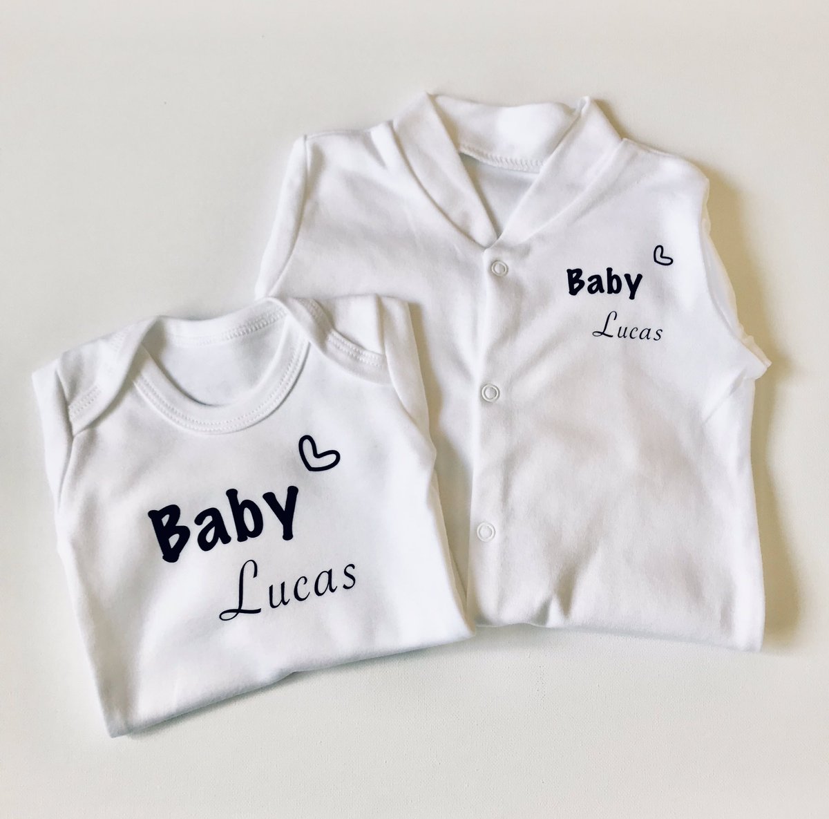 #Personalised #baby sleepsuit set! 
Cute design! Any name you want! 100% cotton!