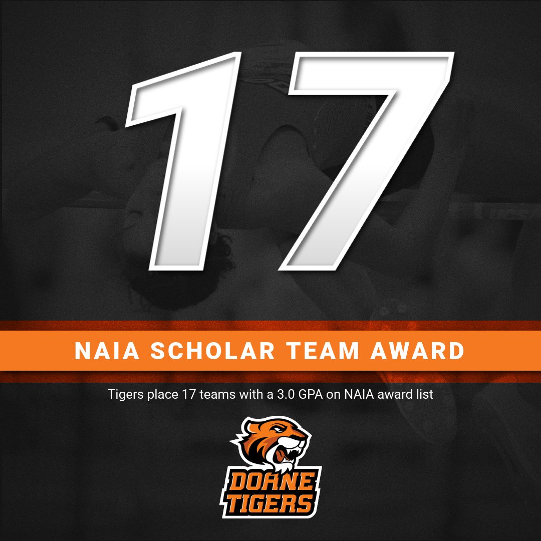 DoaneAthletics's tweet photo. The NAIA announced the NAIA Scholar Team award, honoring programs who posted a team GPA of 3.0 or better this year. Doane had 17 teams!
M/W Basketball, Cheer, M/W Cross Country, Dance, M/W Golf, M/W Indoor Track, M/W Outdoor Track, M/W Soccer, Softball, W Tennis, Volleyball https://t.co/VPyBlIUSxt