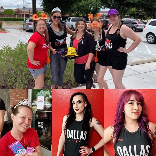 DDDevils's tweet photo. We had 9 new draftees! Congratulations to all these up and coming skaters! You'll see them in their inaugural bout next month during our playoffs game!
#darknessrising #DallasDerbyDevils #Crew #Slaughts #Rumblers #Hotties
Hotties - Manic Pixie and Jani⦠https://t.co/o0Vb8B2KYe https://t.co/N18ZNjcyzJ