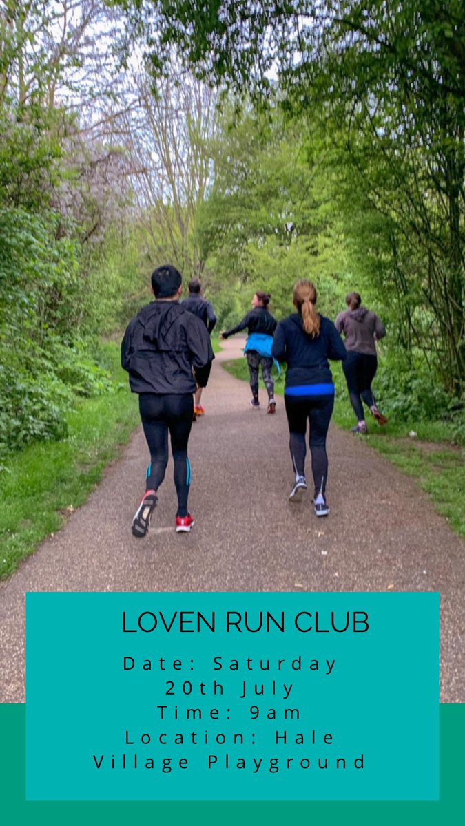 The monthly LOVEN RUN CLUB is back led by UK Athletic Qualified by Alan Li. This Saturday 20th July at 9am. 

📍 Meeting point @halevillagen17 Playground.. 🌟 All levels welcome social run.