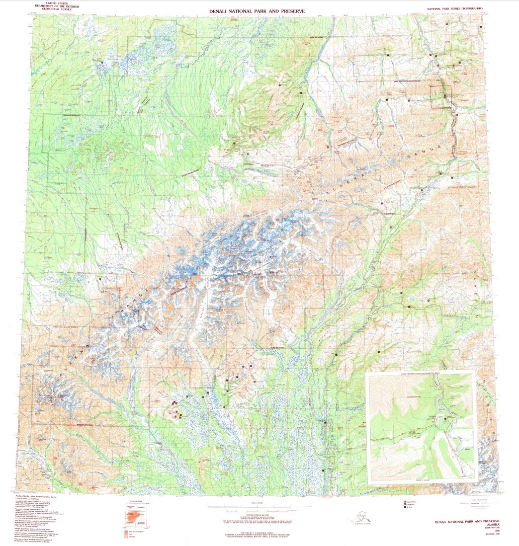 USGSstore's tweet image. As promised, a redo of Denali! 

It's #FreeMapMonday! Retweet and follow us for a chance to win the map of Denali National Park, AK!

#USGSStore (U.S. residents only)