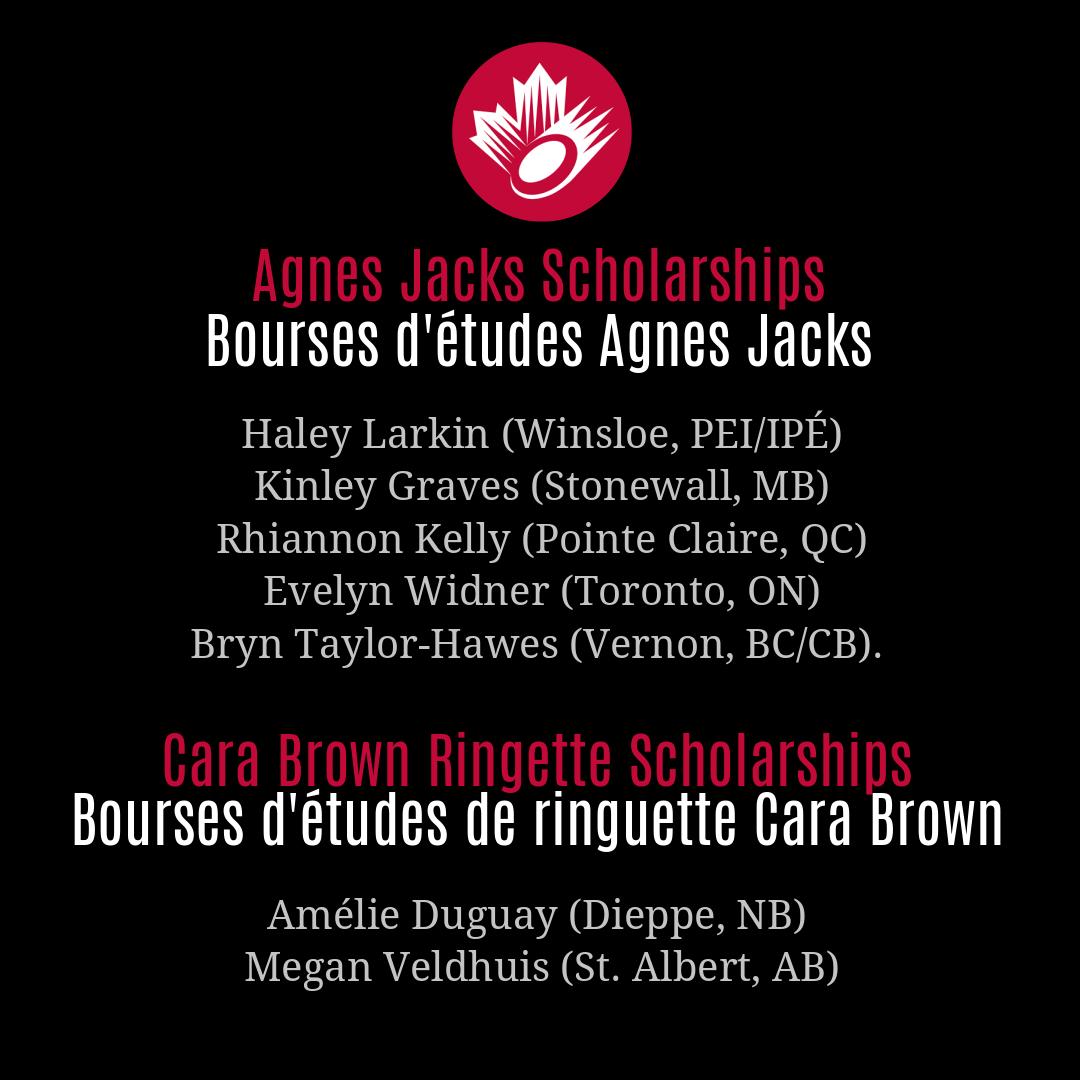 Ringette Canada awards scholarships: bit.ly/2JGUSOe

Ringuette Canada octroie ses bourses d'études : bit.ly/2JEaCl2 

#ringette #ringuette
