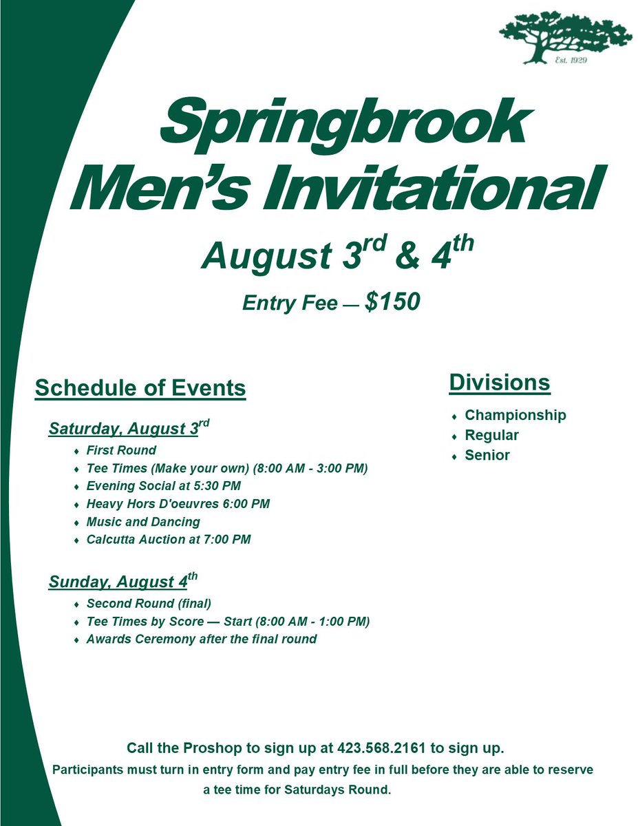 Springbrook / Heater Brothers Golf tweet media