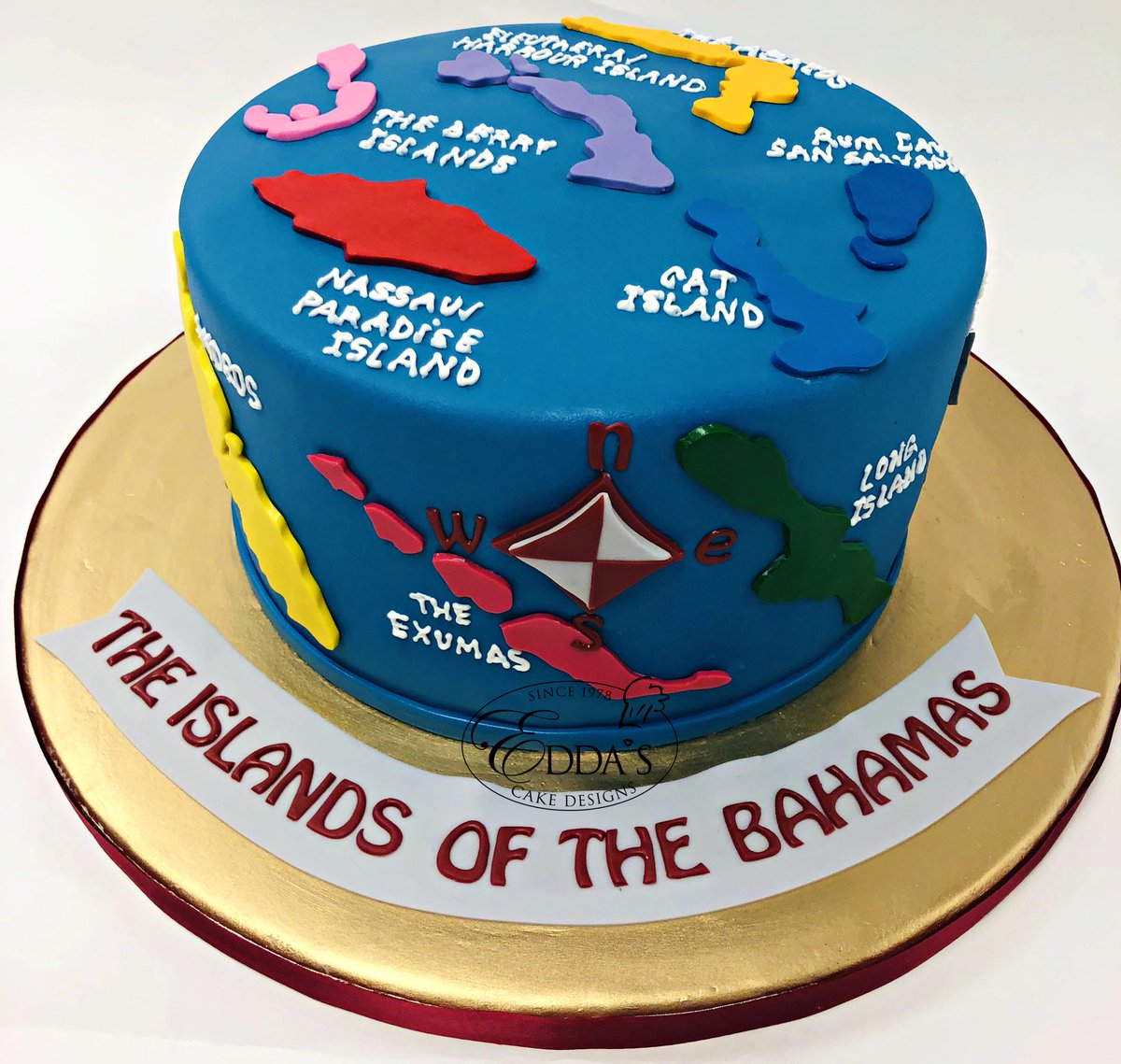 View Island Cake Design Background