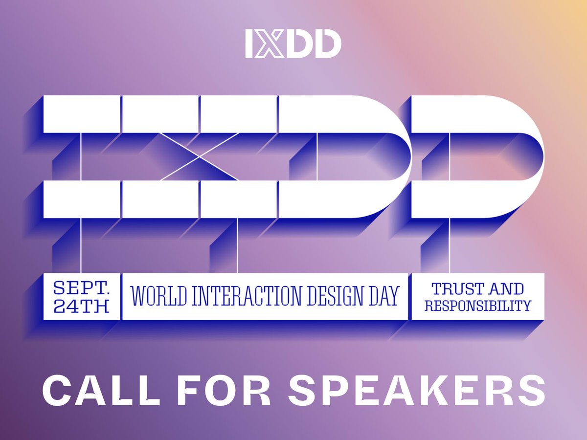 Want to submit a short talk for IxDD 2019? Check out the brand new IxDA Louisville Instagram for all the details! instagram.com/p/Bz8fKGgnV4K/…