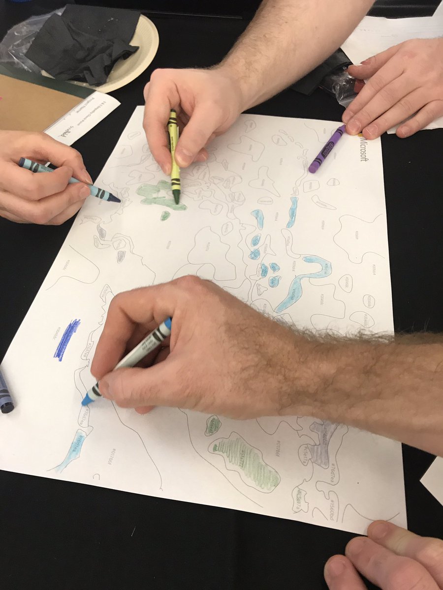 gmacmanus's tweet photo. Loving the unplugged nature of the colour by numbers activity. Crayons crayons, hex value and colour! #hackingSTEM #dthm #authenticcontext https://t.co/DifVFbTTJS