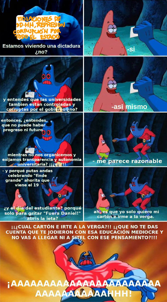 MasmemesdelaUN1's tweet photo. Mientras. Están esos que andan celebrando que el 19 de julio y el 23 de julio les salió en "combo" para el fin de semana largo.
Mae... 😕 muy azul y blanco pero ¿y en la universidad?
#SOSNicaragua
#FUERAUNEN
#ReformaUniversitaria https://t.co/pI16xAjldx