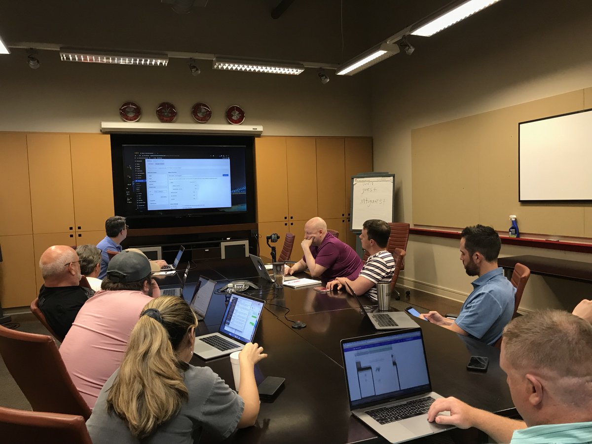 We had a full boardroom for #TILThursday last week. Thanks <a href="/michaelpanik/">Michael Panik</a> for sharing your Wordpress knowledge with all of us!