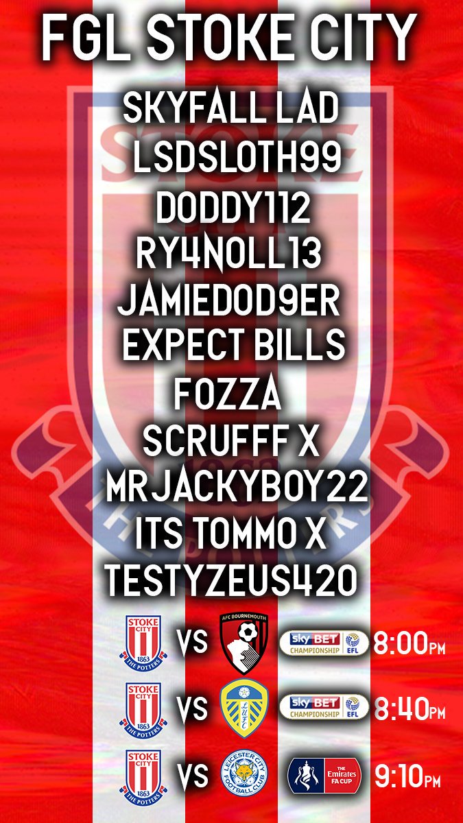 fgl_fc's tweet photo. Tonight's Line Up and Game's. Hoping to pick up some great results. C'mon Lads!!!
@FGLFifa @Cb5Zeus @its_Tommox https://t.co/nrrQaIBoFj