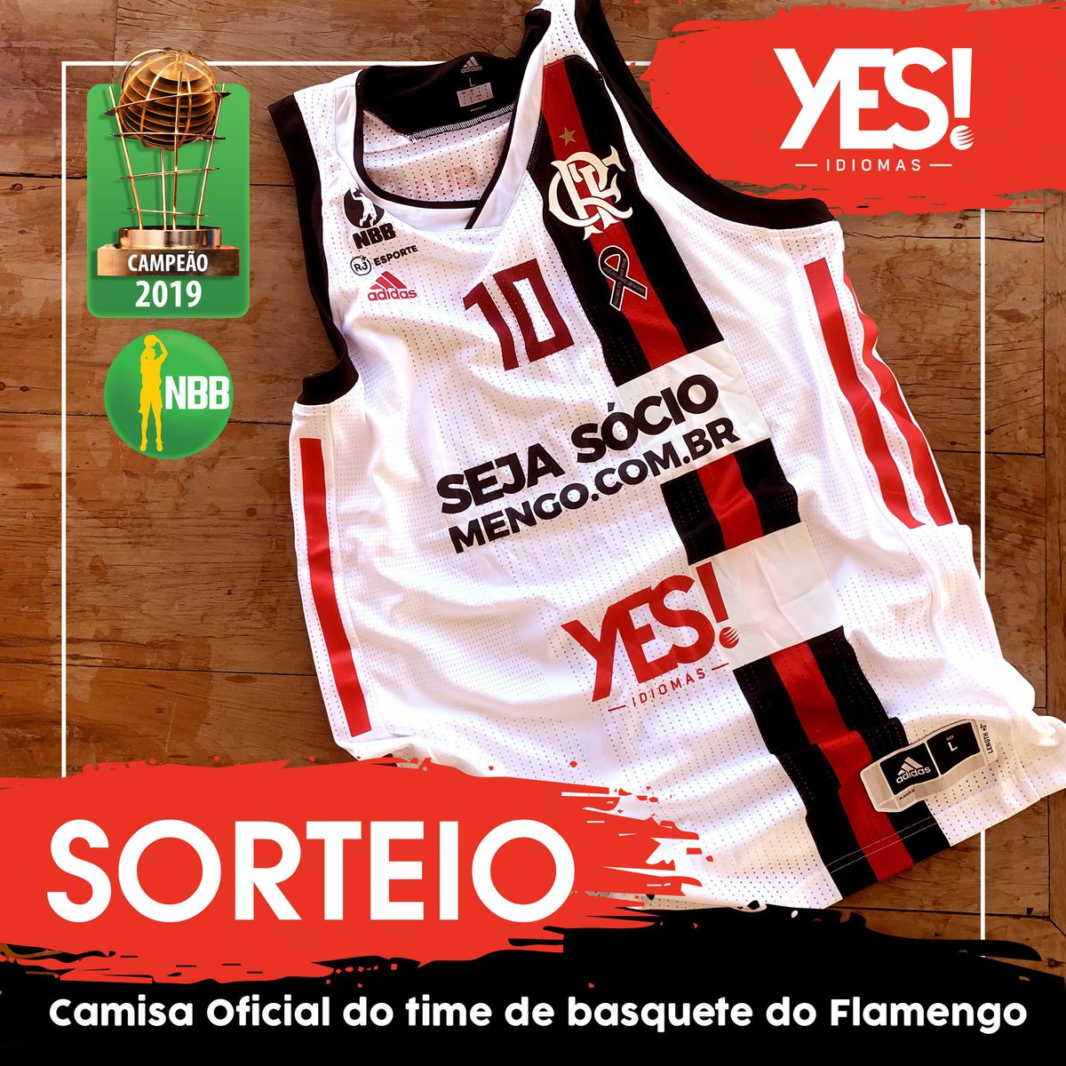 CanalYES's tweet photo. Queremos ver quem vai marcar essa cesta de enterrada! Corre no Instagram da YES! 👉 https://t.co/3l00zEepmu 👈 e participe do sorteio desta CAMISA OFICIAL do time de basquete do @FLAMENGO 😱 
#flamengo #AtéaÚtimaCesta #VaiFlamengo https://t.co/ukOc9HZnZ0