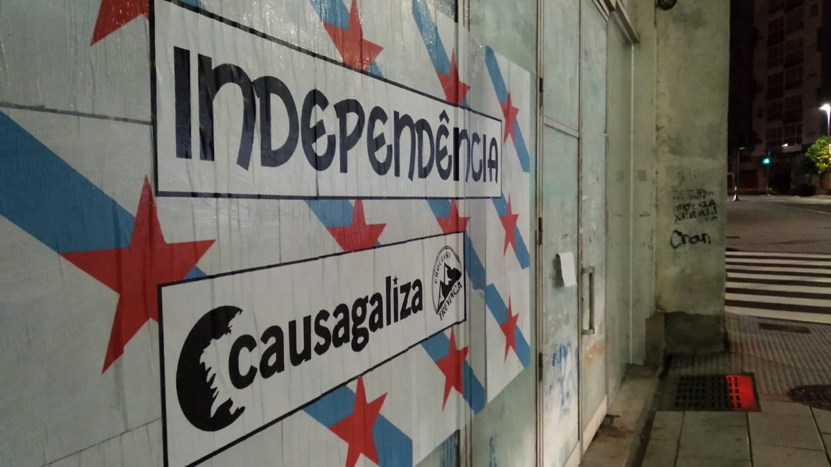 CausaGaliza's tweet photo. Assim é como Causa Galiza responde e responderá às tentativas policiais, judiciais e penitenciárias rumadas a impossibilitar a articulaçom política do Independentismo Galego e a construçom da sua própria estratégia. #ProcessoTrevinca. https://t.co/TZAKeCugaa