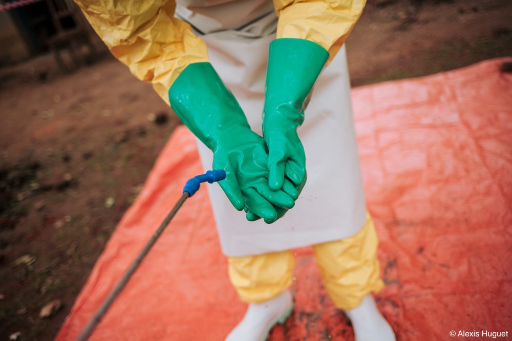 Decontamination is an essential step in controlling an Ebola outbreak.
