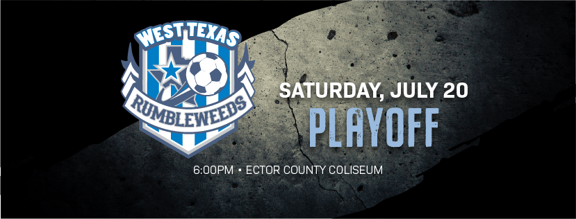 FCWestTexas1's tweet photo. It's game week in West Texas!!
Who's coming to the playoff game this Saturday, July 20th??
Get your tickets online now at https://t.co/8n3VmYLOnx!
#LetsRumble #WestTexasRumbleweeds https://t.co/o9gBLd8Vkf