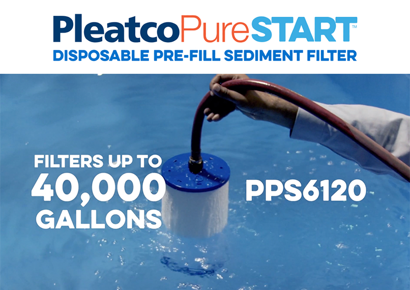 PleatcoPoolSpa's tweet photo. Pleatcoโs #PURESTART 6120 Disposable Sediment #FilterCartridge - A scientifically engineered cartridge that attaches to a garden hose &
captures dirt, heavy metal & mineral particles, filtering up to 40,000 gallons of water BEFORE it enters into swimming #pool / large #spa. https://t.co/HDjvANZdTl