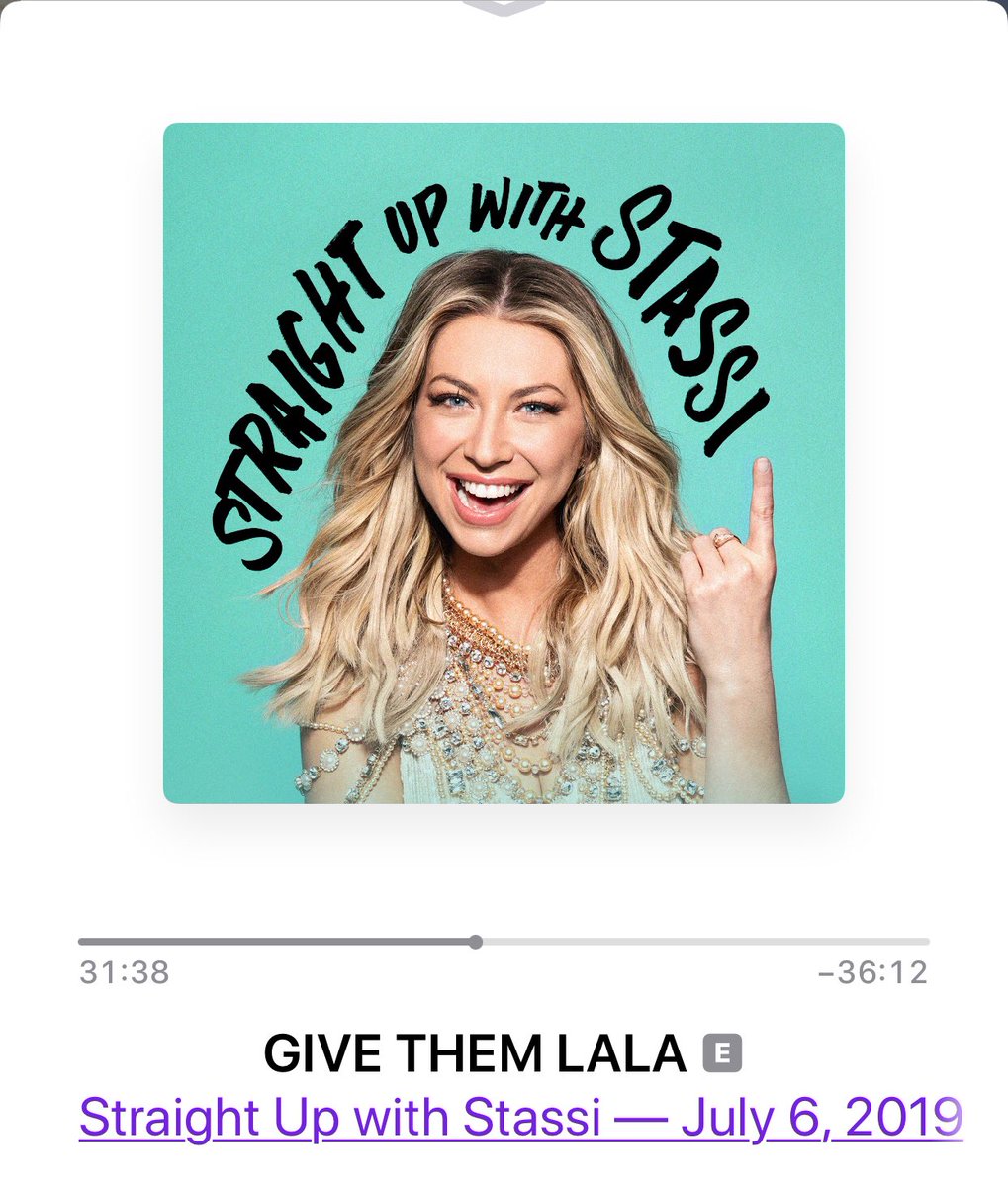 basedpadawan's tweet photo. How I start my mornings with @stassi and her basic and amazing podcast #straightupwithstassi https://t.co/p8HJOSo2bv