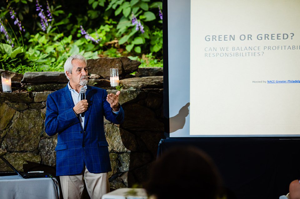 Expert Lou Marrocco, CMP, Brandywine Events spoke at our 7/9 meeting  <a href="/valleygreeninn/">valleygreeninn</a> 
Some ways our industry can be #sustainable:
-avoid disposable
-donate surplus items
-source locally
-have a 'no idle' policy 
-avoid pre-sets
-smaller portion meals to prevent waste
#GoGreen